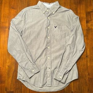 Mens American Eagle Button Down Shirt Medium